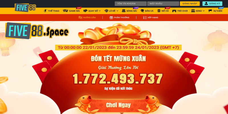 Khuyến mãi Five88 dành cho khách hàng VIP